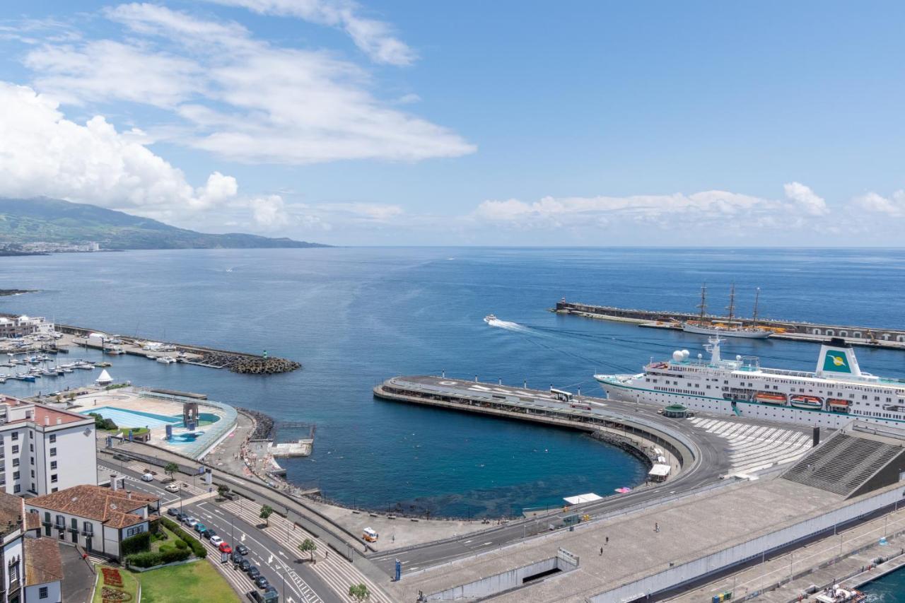 Atlantic Penthouse - City, Montain & Ocean - Free Parking Ponta Delgada Eksteriør bilde